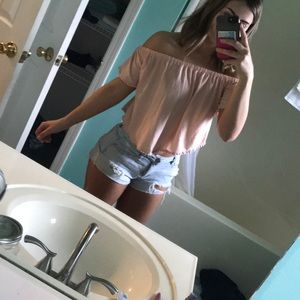 Off the shoulder top